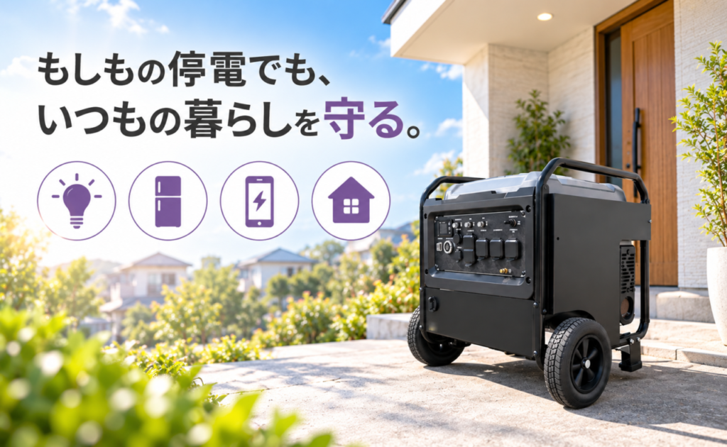可搬型非常用LPガス発電機